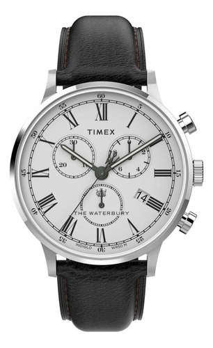 Timex Reloj Waterbury Classic De 1.575 In Para Hombre, Negr