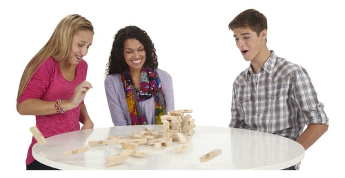 Juego De Mesa Hasbro Jenga Clásico - 54 Bloques Madera