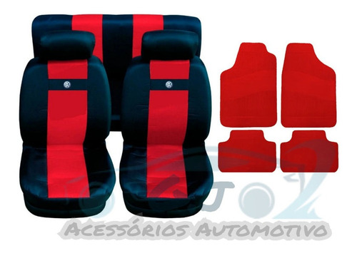 Capa Banco Automotivo Em Nylon +tapete Cor P Golf Mk3 99