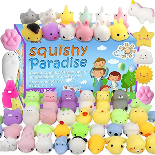 Squishy Vg Anti Stress Pokonboy 60 Pack Mochi Squishy Toys S