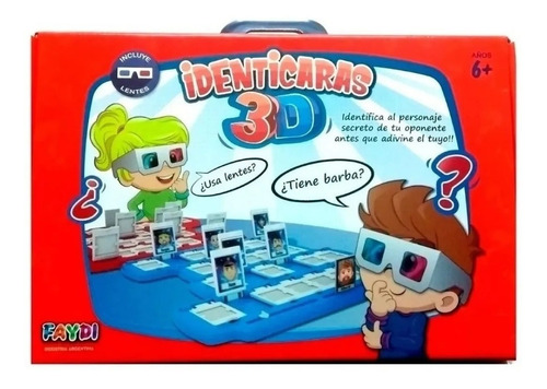 Identificaras Lentes 3d Juego Mesa Tipo Quien Es Quien Full