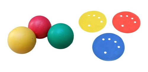 Imagen 5 de 8 de Kit Rehabilitacion Pelotas Antiestres X3 + Mano Flex X3
