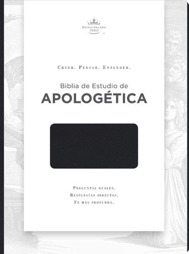 Biblia De Estudio De Apologética Rvr1960 Imitación Pielnegro