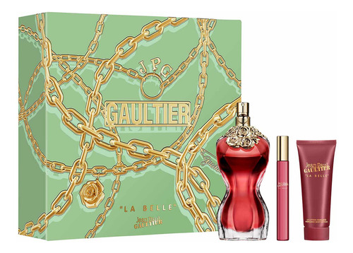 Jpg Set La Belle Edp 100 ml + loção corporal 75 ml + 10 ml 3c