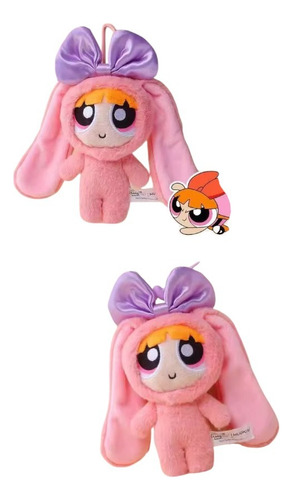 Peluche Chicas Superpoderosas Llavero Conejitas 12 Cm Bombón 12 Cm