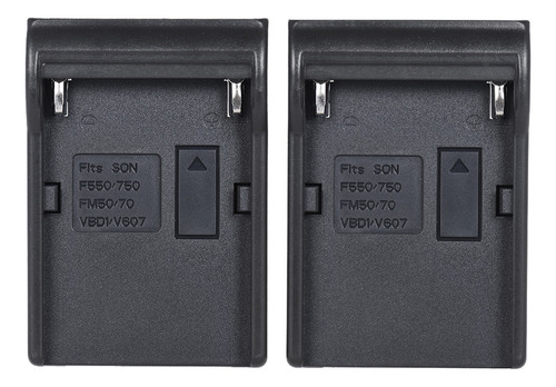 Adaptador De Corriente Np-f550 Batería 2 Piezas Sony Np-f970