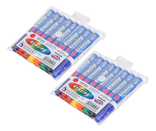 Bolígrafo De Pizarra Borrable En Seco, 2 Juegos De 8 Colores