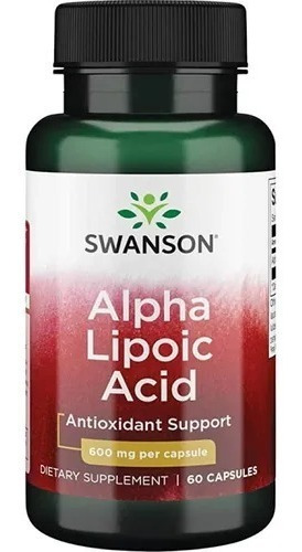 Acido Alfa Lipoico Ala Antioxidante 600mg 60cap Envio Gratis