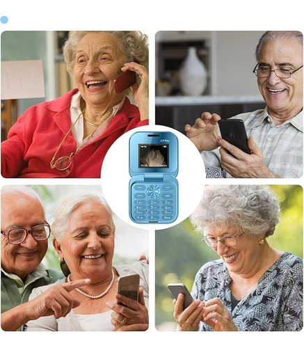 Funda Abatible Con Función Plegable Para Teléfonos De Ancianos Y Niños