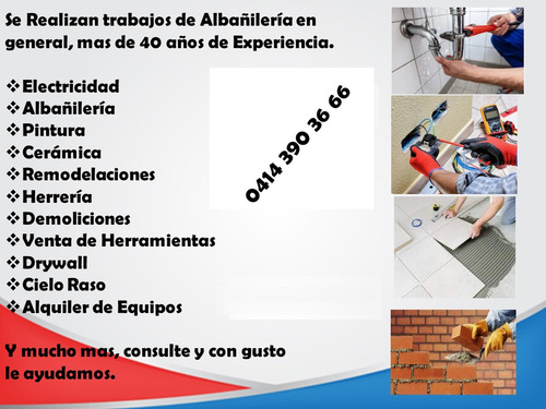 Alquiler De: Andamios, Trompo Mezclador, Martillo Demoledor