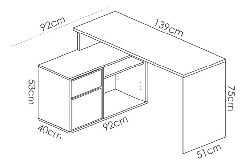 Escritorio Rox Moderno Minimalista Mesa De Pc Oficina