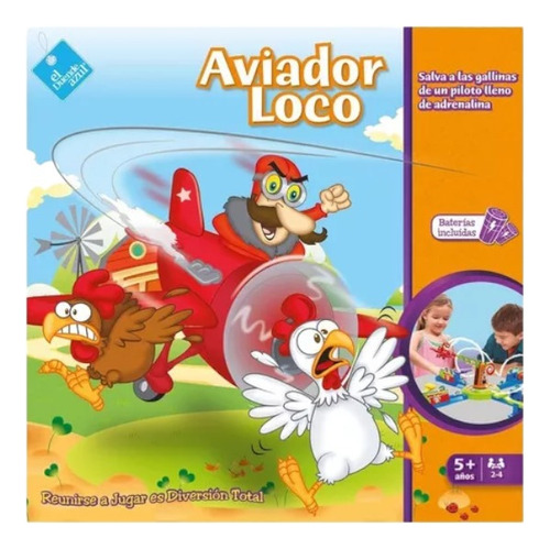 Juego De Mesa Aviador Loco El Duende Azul 6542