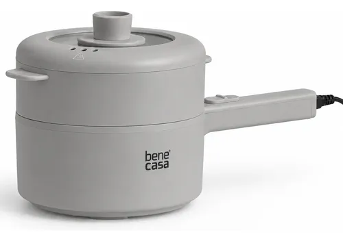 Panela Elétrica A Vapor 2l ​Multifuncional Antiaderente Cinza-escuro 220v 60hz