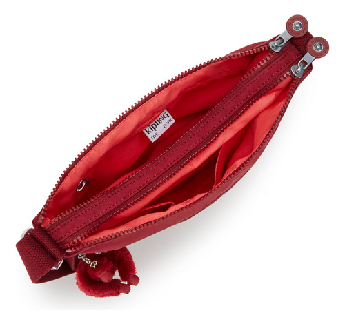 Bolsa Kipling Alvar Grande Color Funky Red 100% Original
