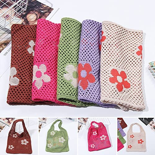 Bolsa De Ganchillo Ovida, Bolsa De Playa De Malla Fairycore