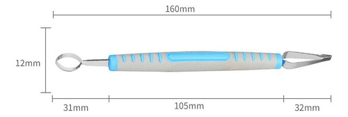 Herramienta De Tallado De Frutas De 9 Pcs Herramienta Azul