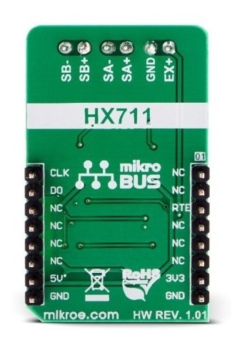 Imagen 2 de 4 de Módulo De Carga - Load Cell Click Mikroe