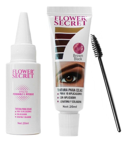 Tintura Para Cejas Tinte De Ceja Permanente Flower Secret
