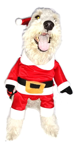 Traje Ropa Perro Mascota Papanoel Navidad Disfraz Xs Al Xl