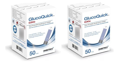 Tiras Reactivas Glucoquick X 100 Und G30a