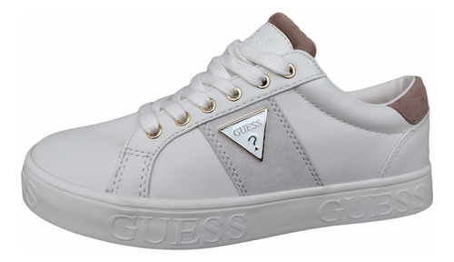 Tenis Guess Original Gastray Beige Nude Casual Dama 