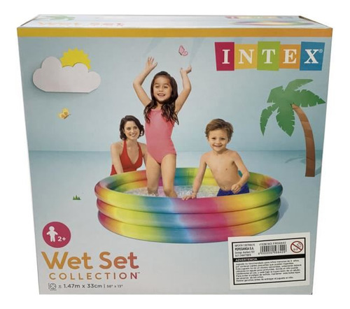 Piscina Inflable Intex, 3 Aros, En Caja