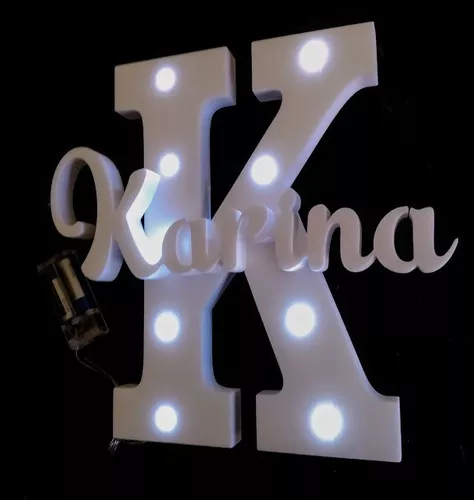 Letras decorativas con Luz LED - El Bazar De Sofía