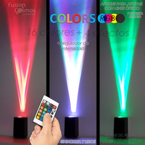 Imagen 2 de 10 de Bañador Led Efecto Laser Rgb 3w Lente Óptico Luz Boliche Dj