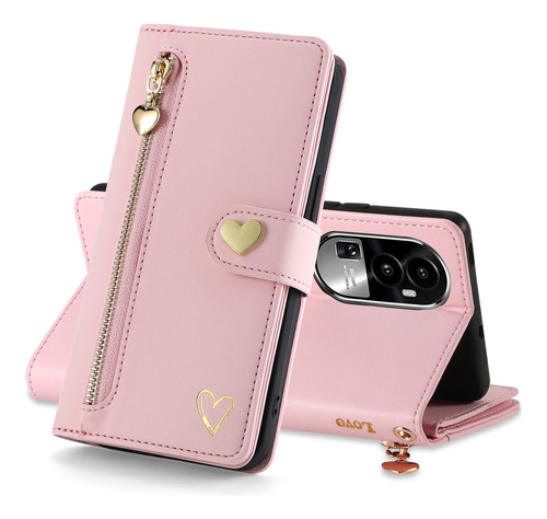 Cards Solt Wallet Funda De Cuero Con Cremallera For Oppo