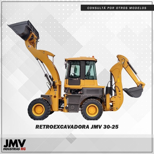Retropala Jmv 30-25 Articulada 4x4 7900kg De Peso 100hp