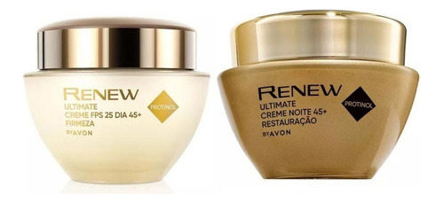 Kit Antirrugas Renew Ultimate Protinol Dia + Noite - Avon