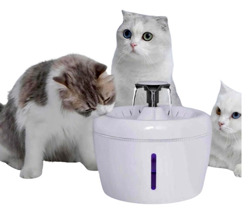 Fuente De Agua Automática Para Gatos Bebedero Mascotas Pet