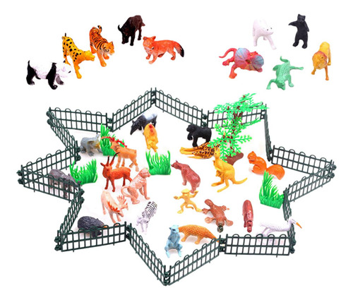 Juego De Juguetes De Animales Juguetes Educativos De Regalo,