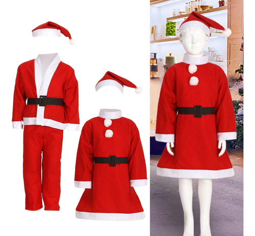 Disfraz De Papá Noel Para Niños, Disfraz Navideño