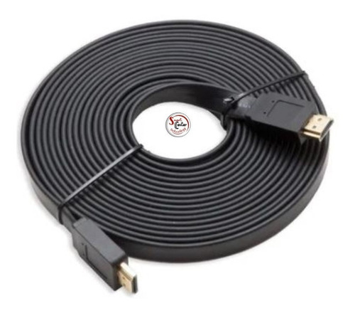 Cable Hdmi Plano 1.4ver 3d, Ultra Hd, De 10 Mts