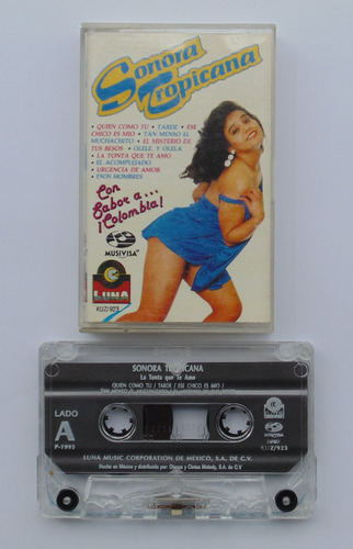 Vintage Cassette Sonora Tropicana Con Sabor A Colombia