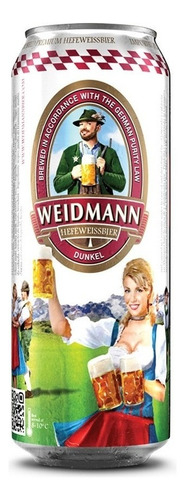 Weidmann Dunkel Cerveza Negra 500ml Orgien Alemania Weidmann Negra - Lata - Unidad - 1 - 500 mL