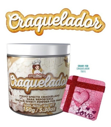 Craquelador 150 G Para Galleta Efecto Viejo Vintage Ma Baker