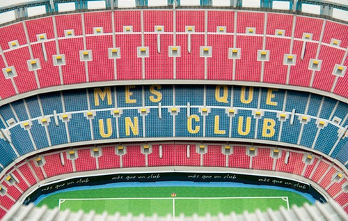 Estadio Camp Nou Club Barcelona Rompecabezas 3d Nanostad