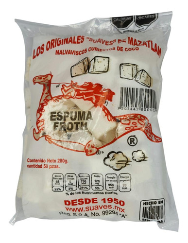 Malvaviscos Suaves De Coco Tradicionales Auténticos Mazatlán