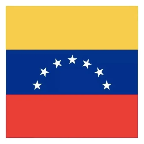 Bandera Venezuela 60 X 90 Cm Estampada Con Anillas Metalicas