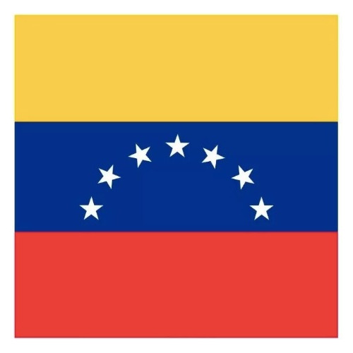 Bandera Venezuela 60 X 90 Cm Estampada Con Anillas Metalicas