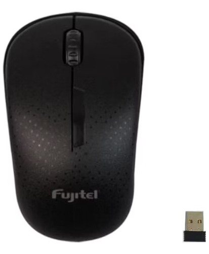 Mouse Inalambrico 2.4g 1200 Dpi Fujitel I160mws101n Negro 