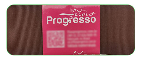 Fita De Gorgurão Gp009 38mm Progresso Nº9 | 10 Metros Cor Marrom Café