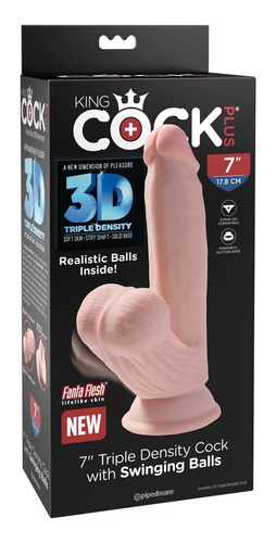 Sexshop Consolador King Cock Plus 7 Dildos Prótesis Sexual