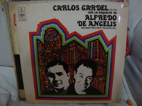Vinilo Carlos Gardel 1927 1933 Alfredo De Angelis 1974 T1