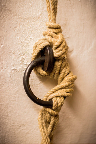 Cuadro 20x30cm Cuerda Rope Nudo Trenzar Lazo Artesania M11