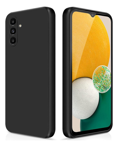 Case Para Samsung A04s Protección De Cámaras, Negro