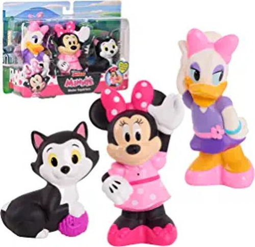 Disney Junior Minnie Mouse Paquete De 3 Juguetes De Baño