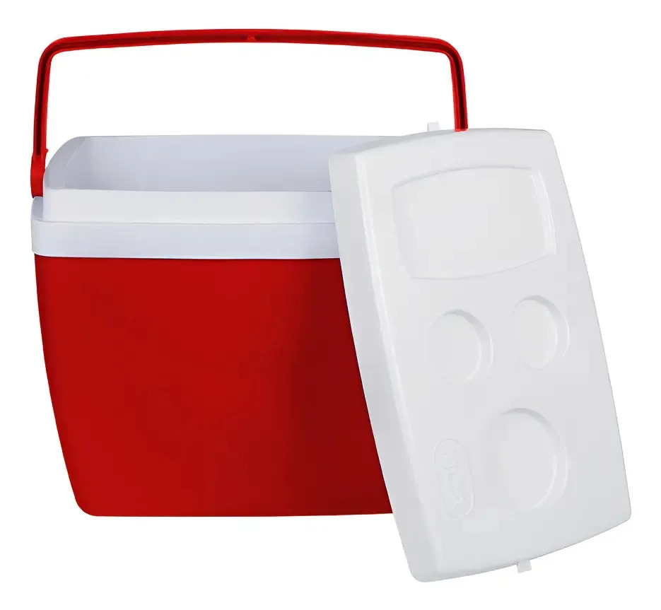 Caixa Termica 34 Litros Vermelha 25108162 Mor Vermelho